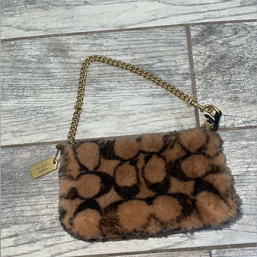 Coach X Jennifer Lopez Nolita 19 In Signature Shearling C6513 Brand New